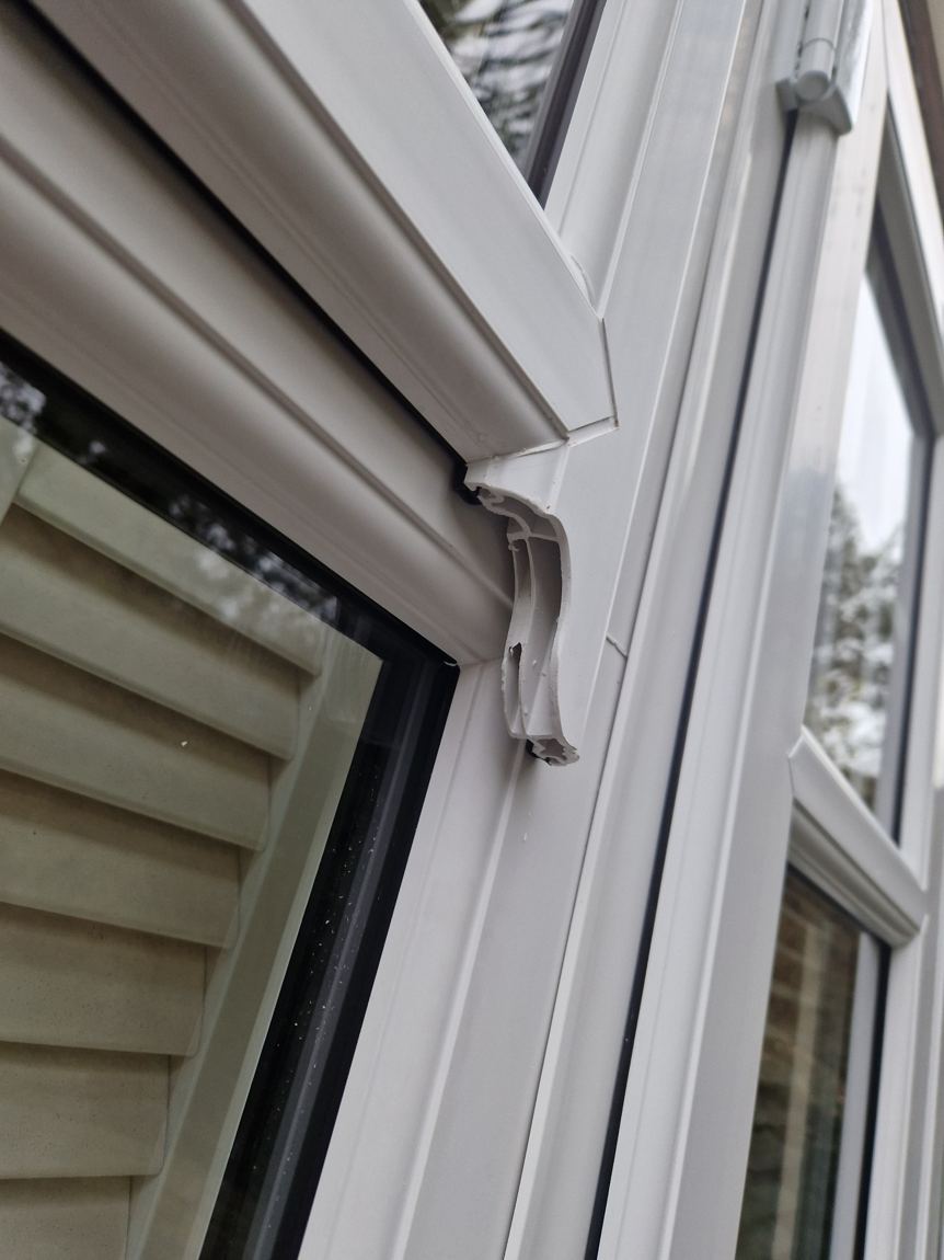 Window installation photograph supplied for Bay Windows website